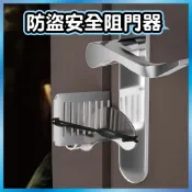 攜帶式防盜門鎖 阻門器 獨居女生安全 旅行住宿/飯店必備 租屋防闖入 免安裝 頂門器 (內開門)