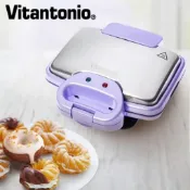 【Vitantonio鬆餅機】 二手 甜心紫台灣限定色 帕尼尼 鯛魚燒 甜甜圈 杯子蛋糕 小V鬆餅機小v烤盤