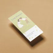 草地婚禮_喜餅禮盒貼紙/包裝貼紙_客製化設計__Chiweiii Kao