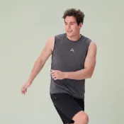 GIORDANO 男裝涼感透氣無側接縫彈性背心 01026243