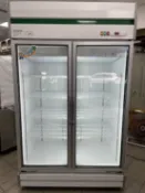 冠億冷凍家具行 [嚴選新中古機] 台灣製冷凍尖兵雙門冷藏冰箱/冷藏冰箱/玻璃冰箱/9成9新/220V/141105-1