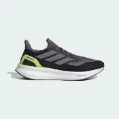 【adidas 愛迪達】Pureboost 5 男 慢跑鞋 運動鞋 路跑 反光 透氣 緩震 耐磨 灰黑綠(JH6445)
