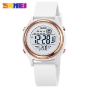 SKMEI 2094 女士秒錶女士手錶 50M 防水防震 reloj mujer 背光顯示倒計時數字手錶