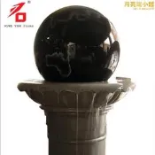 流水擺件 風水球 居家噴泉 招財納福 印度黑石材 客廳擺飾 辦公室送禮 經典款