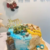 男人的快樂 客製化蛋糕 公仔蛋糕 生日蛋糕 特色蛋糕 鑠甜點 8吋