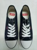 LEVI'S 男休閒帆布鞋 休閒鞋 藍 US9, 11 單雙