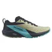 【salomon】男 SENSE RIDE 5 野跑鞋『苜蓿綠/碳藍/藍』474585 戶外 露營 登山 健行 休閒 出國 旅遊 野跑鞋