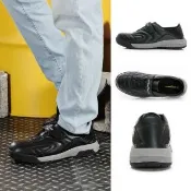【GOODYEAR 固特異】恐鱷-認證防護鞋/工作鞋 男鞋 塑鋼頭 防重壓 黑色(GAMX43960)