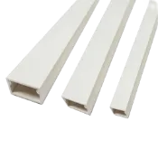 方形 電話配線槽 1M (單支) 白色 有背膠 方形壓條 壓線槽 整線 方型壓條 地板壓條