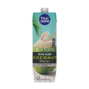 【蝦皮直營】泰國第一品牌 THAI COCO 100％純天然椰子水 1000ml 飲料