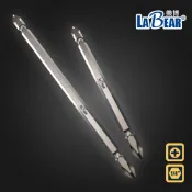 【LaBear】1/4“ 十字 雙頭起子頭 PH2/PH3  200-300mm 起子頭 批頭 台灣製