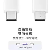 全球購✨現貨 Samsung三星 雙Type-C(USB-C)高速 傳輸線充電線(EP-DG977)S20 Ultra