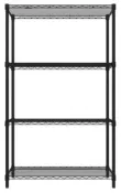 Homebox 好博家 online Store 重型烤黑鍍鉻四層架90*45*180cm 單層荷重150KG