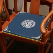 坐墊 紅木沙發椅墊 中式餐椅實木家具圈椅太師椅官帽椅子墊茶椅墊子【不二雜貨】