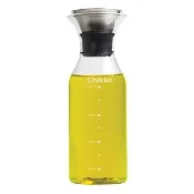 【奇高Chikao】耐熱北歐瓶 高直款 1000ml 1入(耐熱玻璃水壺 水瓶 玻璃壺)