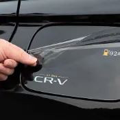 適用於 HONDA CRV6代 23-25款本田crv油箱蓋 裝飾 保護防刮貼膜尾門加油 改裝精品 後車廂配件