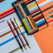 【墊腳石】卡達CARAN D'ACHE Paul Smith ED.5 雙色鉛筆組