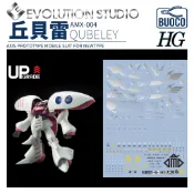 [BUOCO] EVO HG-195 新生 丘貝雷 燙銀水貼 - 哈曼 / 新吉翁 / 阿克西斯 / 卡碧尼 1/144