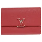 【DOKODEMO】路易威登 Portefeuille Capucino Compact M62158RED三折皮夾，紅色，LV 1012，成色極佳 [二手]LOUIS VUITTON