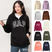 郵寄兵．現貨 GAP 女版 基本款 熱銷款 經典 大LOGO 外套 薄鋪棉 內刷毛 連帽 穿搭 薄外套 美國