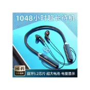 (店+)藍牙耳機適用於蘋果小米新款運動降噪私模頸掛式長待機電腦耳機