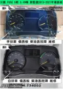 中華 新堅達 5期 儀表板維修 2013- CANTER 車速表 轉速表 柴油表 溫度表 維修 修理 圖F 送修價