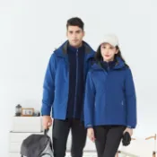 回響小舖 【三合一防風】衝鋒衣 外套 工作服 戶外外套 防風外套 保暖外套 加厚外套 男女同款 可繡logo 高級感設計 登山露營必備