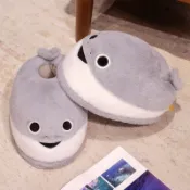 🔥桃園出貨🔥薩卡班甲魚拖鞋保暖棉拖鞋冬季軟底防滑棉鞋家居鞋女生冬天包跟鞋