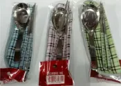 王樣日式方格餐具組 不銹鋼環保筷 不鏽鋼筷子 不鏽鋼湯匙