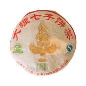 【茶韻】普洱茶2006年下關特制茶品大理七子餅357g/餅 茶葉禮盒(生茶/附專用收藏夾鏈袋x1.可提袋)(中秋禮盒)