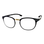 【ic!berlin】Ivan B. Matt Black/Rose Gold 公司貨(德國薄鋼眼鏡)