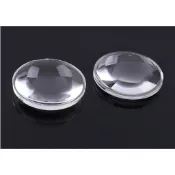 壓克力PC放大鏡-直徑25mm-焦距45mm-雙凸透鏡-適用於3D改裝VR鏡片DIY實驗-製作專題-顯微鏡-望遠鏡