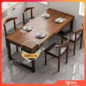 維斯 快餐麵館大排檔燒烤小喫店商用喫飯桌子甜品漢堡奶茶西餐廳餐桌椅 餐桌 實木桌 書桌 辦公桌 工業風 實木 餐廳 傢俱