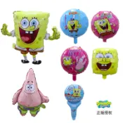 【免運/特惠/精品】正版生日派對裝飾佈置道具汽球海綿寶寶造型卡通鋁膜氣球派大星