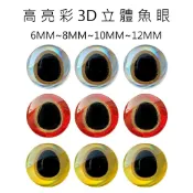  【仿生獸】魚眼 高亮彩3D立體魚眼 魔獸素胚 路亞 搖滾小胖 鉛筆 波趴 曲柄鉤 軟蟲鉤 鉛頭鉤 假餌 米諾 波趴 顫泳
