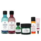 【易油網】THE BODY SHOP 眼霜 晚安凍膜 維他命C精華液 茶樹精油 海藻淨化調理水 維他命E卸妝水