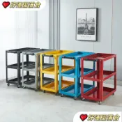 工具箱推車 工具推車 工作推車 修車工具組 小推車手拉車工具車三層零件車汽修抽屜多功能維修車間便攜購物車