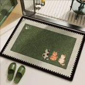 強烈推薦🥇軟硅藻泥衛生間地墊速幹吸水浴室防滑墊廁所洗手間腳墊🥇