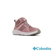 Columbia 哥倫比亞 女款- 防潑水高筒休閒健走鞋-暗粉紅 UBL69310DU/IF