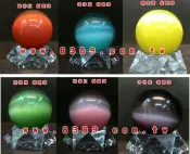 10公分貓眼球-水晶球-黃玉石滾球-聚寶盆 滾球流水 專用