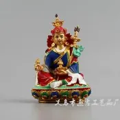 【人氣精選】蓮花生大士神像樹脂彩繪小特定祖師像吉祥隨身小佛像擺件