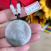 台灣現貨 天然翡翠A貨，Q版 三太子，中壇元帥，緬甸玉玉墜、項鍊
