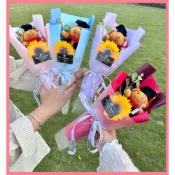 (店+)學士帽小熊花束 畢業花束博士帽 畢業熊 熊博士花束
