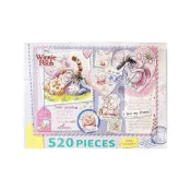 (店+)小熊維尼拼圖 520片拼圖 QFR04A/一盒入 Winnie the Pooh 跳跳虎 屹耳 小豬 卡通拼