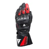 【優惠特價】Dainese 防摔手套 DRUID 4 LEATHER 黑紅白 長版 碳纖維 防摔 全皮 競技 長手套