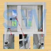 格子氣密窗 118 1098型 外框10cm 氣密窗 隔音窗 斷水窗 鋁門窗 鋁料 鋁材 鋁擠型 防盜窗