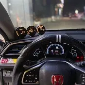 【可開發票】轉速錶改裝 GREDDY天狼星汽車 改裝 儀表 obd液晶多功能轉速水溫排溫車速渦輪表【满额免運】
