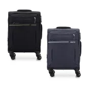 【AMERICAN TOURISTER 美國旅行者】24吋 SKY BLAZE 前開式/上掀式可擴充輕量布面軟殼行李箱/布箱(多色可選)