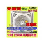 (店+)輕鋼架循環扇 16吋 直接啟動款WEI-02  ICOOL 無遙控 節能扇 坎入式電風扇 天花板循環扇 循環扇批發 熱銷