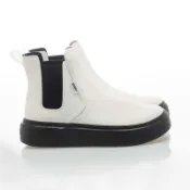 VANS 日線 男女鞋 SIDE GORE HOVER 休閒鞋 短靴 輕量 白 V241342002